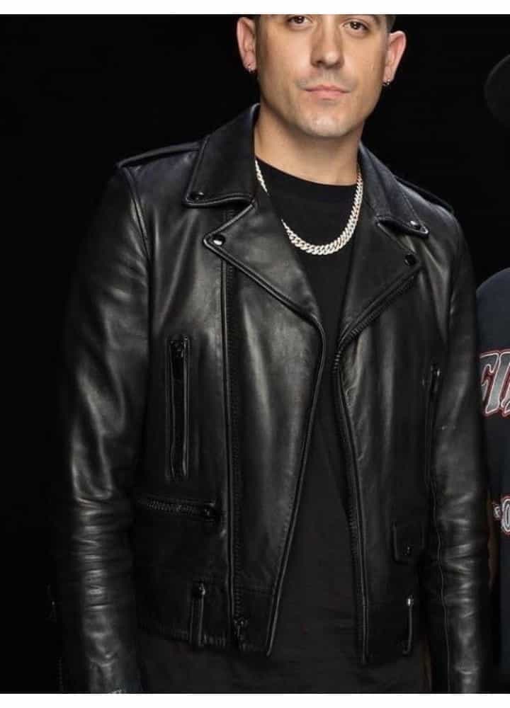 G-Eazy Biker Leather Jacket